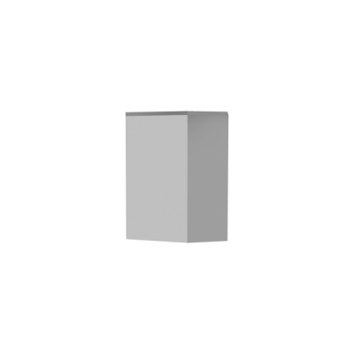 Постамент Orac Luxxus,D330LR, 12.6x16x4.1см, лепной декор из полиуретана