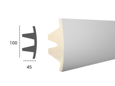 LED профілі Tesori KF 503 ,ліпний декор з поліуретану.