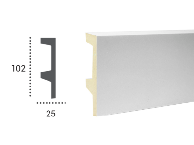 LED профілі Tesori KF 504 ,ліпний декор з поліуретану.