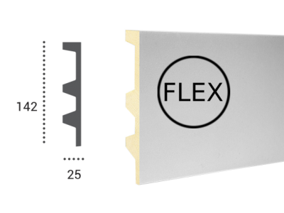 LED профілі Tesori KF 505 Flexi,ліпний декор з поліуретану.