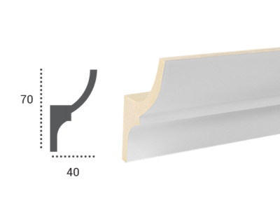 LED профілі Tesori KF 701 ,ліпний декор з поліуретану.