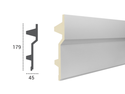 LED профілі Tesori KF 707 ,ліпний декор з поліуретану.