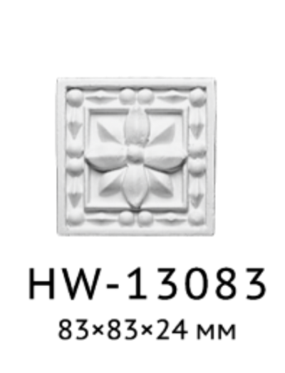 Квадрат Classic Home HW-13083, ліпний декор з поліуретану