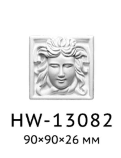 Квадрат Classic Home HW-13082, ліпний декор з поліуретану