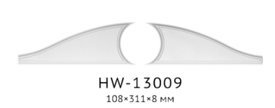 Декор. вставка Classic Home HW-13009L/R, ліпний декор з поліуретану
