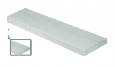 Панель Модерн ET 405 (3м) classic біла 19х3,5 , лепний декор із поліуретану