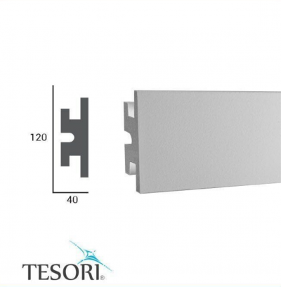 Молдинг TesoriKD 302 (1.15 м), Світлодіодні системи непрямого освітлення з пінополістиролу.