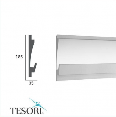 Молдинг TesoriKD 406 (1.15 м), Світлодіодні системи непрямого освітлення з пінополістиролу.