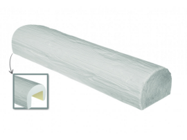Стельова Балка декоративна Ретро EF 207 (3м) classic біла 6х9, ліпний декор з поліуретану.