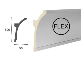 LED профілі Tesori KF 704 Flexi,ліпний декор з поліуретану.