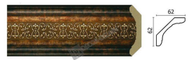 Карниз(плінтус) стельовий Арт-Багет 168-767,інтер'єрний декор.