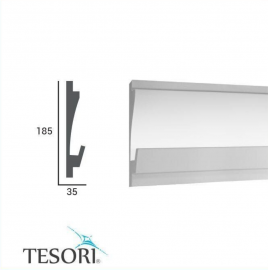 Молдинг TesoriKD 406 (1.15 м), Світлодіодні системи непрямого освітлення з пінополістиролу.
